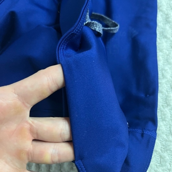 BOGO! Adidas running pants 6/8 length in bright cobalt blue Size S - Picture 3 of 4